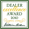 William Arthur Dealer Excellence Award 2010