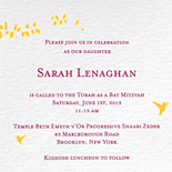 Sarah: Bat Mitzvah invitation, Gramercy Park suite from PostScript Brooklyn digitally printed