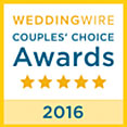Wedding Wire 2016 Couples' Choice Award
