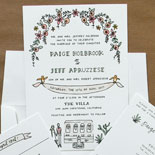 Paige and Jeff - We love working with Printerette Press to create amazing custom invitations